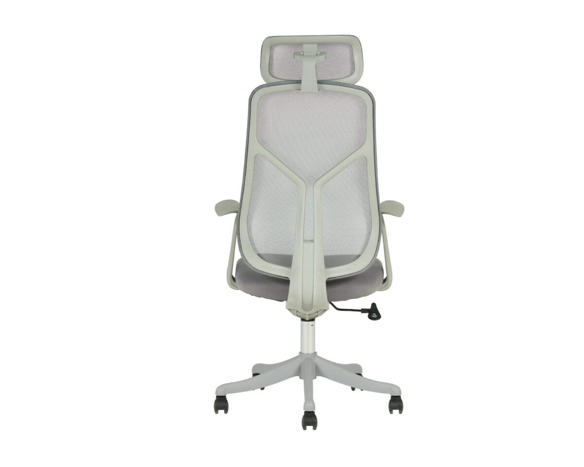 ⁦כיסא משרדי יוקרתי ארגונומי דגם 7003 בצבע אפור⁩ – תמונה ⁦4⁩