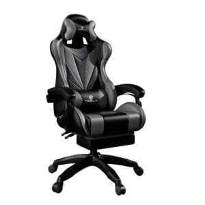 כיסא גיימינג דגם 70001 מבית Tesla בצבע אפור