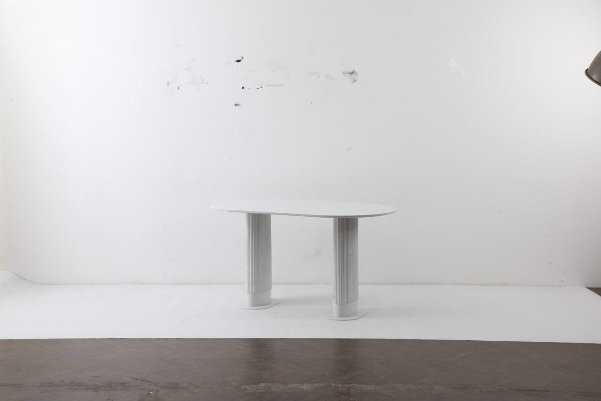 ⁦שולחן פינת אוכל מעוצבת דגם 805 צבע לבן⁩ – תמונה ⁦5⁩