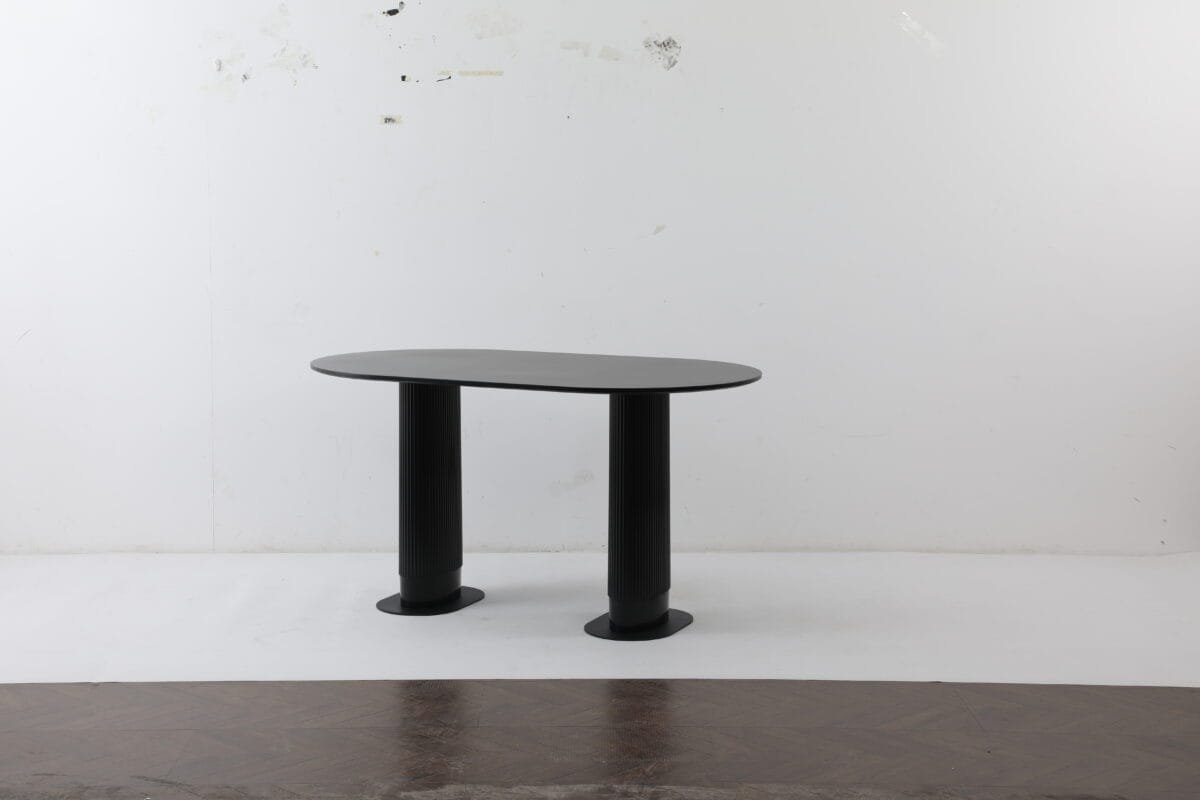 ⁦שולחן פינת אוכל מעוצבת דגם 805 צבע שחור⁩ – תמונה ⁦4⁩