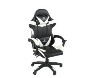 כיסא גיימינג לבן מבית טסלה דגם 7305