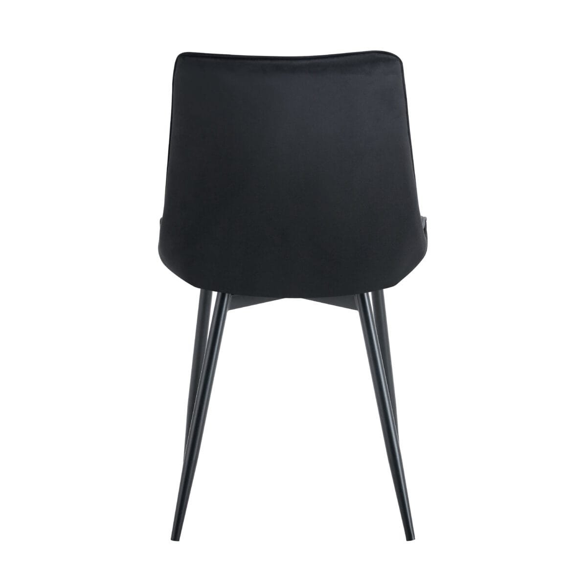 ⁦כיסא מרופד לפינות אוכל בצבע שחור דגם 6104⁩ – תמונה ⁦3⁩