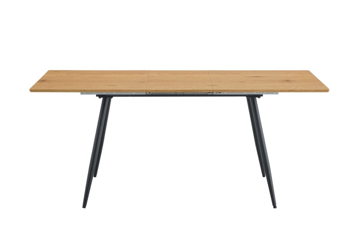 ⁦שולחן פינת אוכל נפתח בצבע עץ אלון דגם 802⁩ – תמונה ⁦5⁩