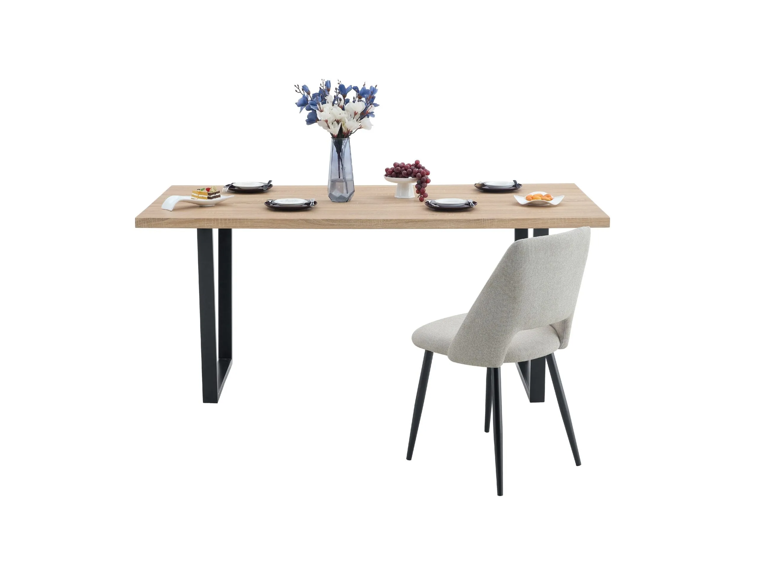 0Q9A5719 - Copy שולחן פינת אוכל בצבע עץ אלון דגם 803 – תמונה 1