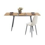 שולחן פינת אוכל נפתח בצבע עץ אלון דגם 802