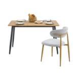 שולחן פינת אוכל בצבע עץ אלון דגם 801