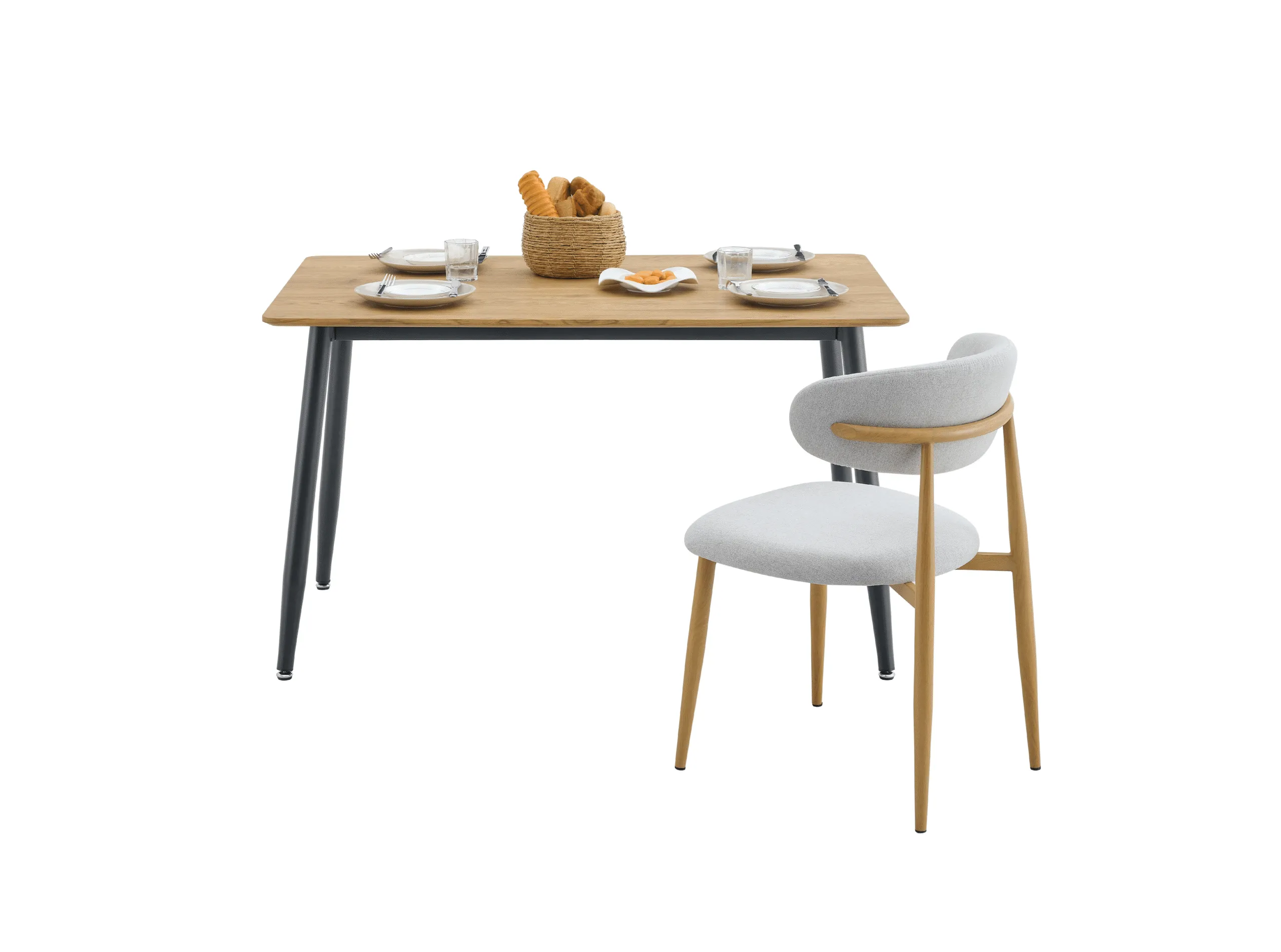 0Q9A5724-מוקטן שולחן פינת אוכל בצבע עץ אלון דגם 801 – תמונה 1