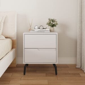 שידת לילה מעוצבת לצד המיטה בצבע סהרה דגם 3072 מבית Step Up – עשויה פלטת MDF בציפוי מלמין בגימור גוון סהרה (פלטת MDF עדיפה משבבי עץ / סיבית ועמידה לאורך זמן רב ... כולל עיצוב מודרני ו-משלוח מהיר. הזמינו עכשיו!