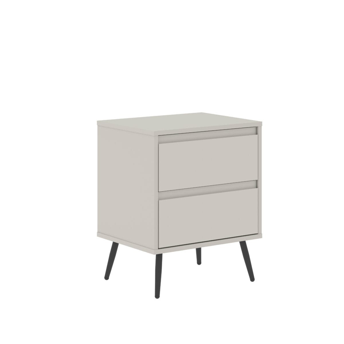 ⁦שידת לילה מעוצבת לצד המיטה בצבע סהרה דגם 3071⁩ – תמונה ⁦2⁩