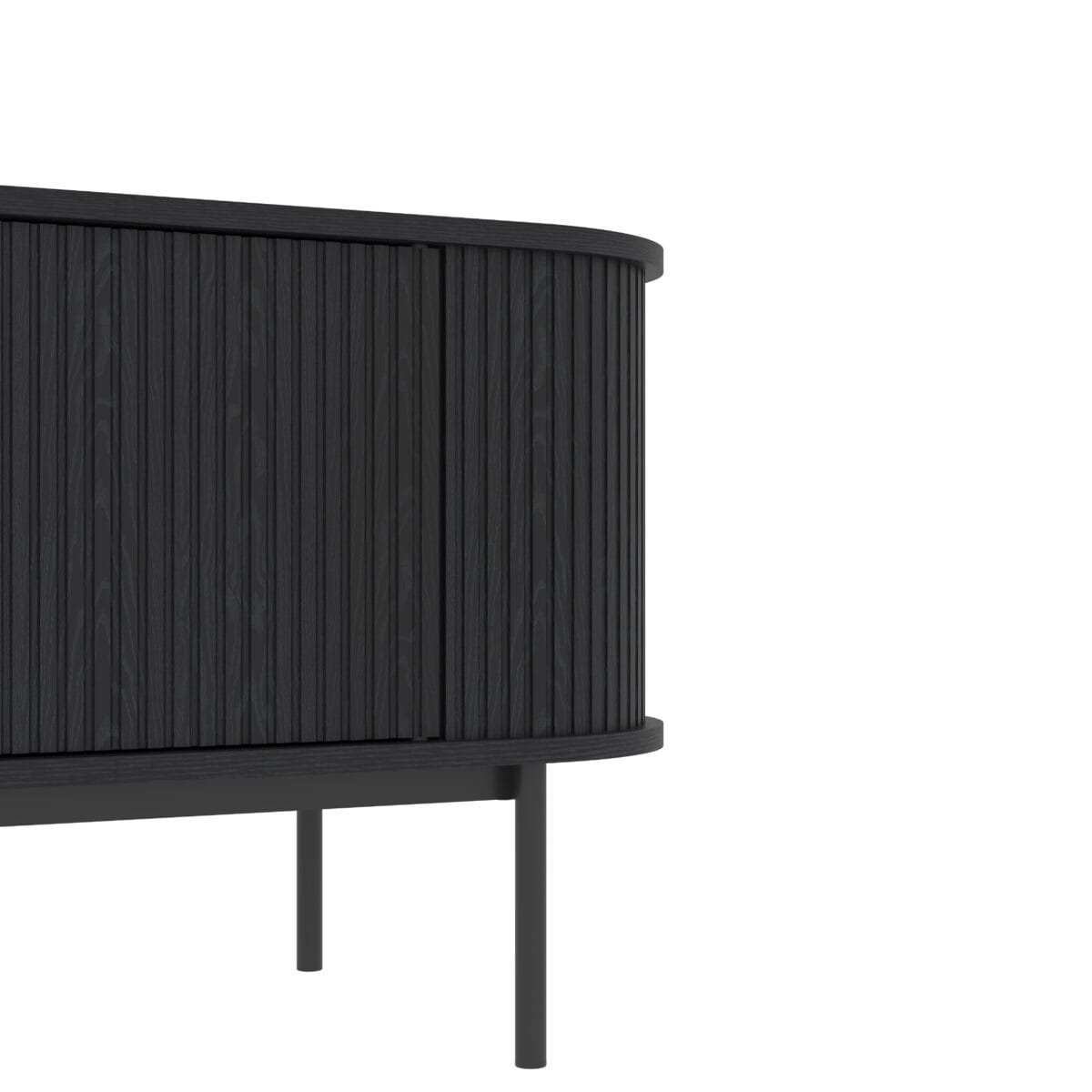 ⁦מזנון טלוויזיה יוקרתי לסלון דגם 4080 באורך 180 ס"מ צבע שחור⁩ – תמונה ⁦6⁩