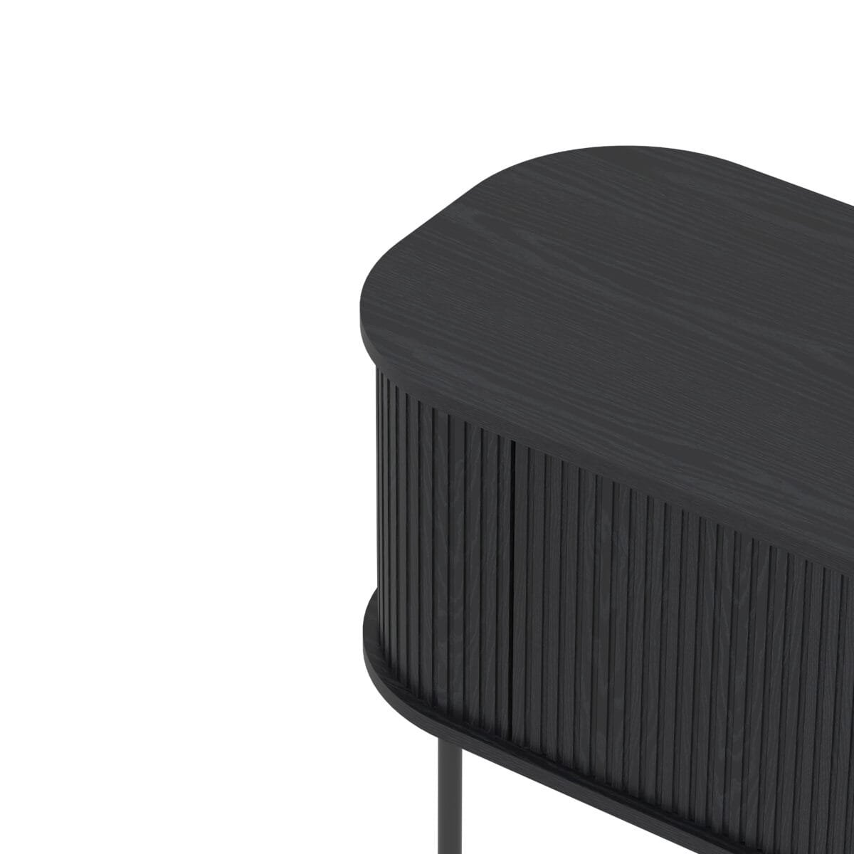 ⁦מזנון טלוויזיה יוקרתי לסלון דגם 4080 באורך 180 ס"מ צבע שחור⁩ – תמונה ⁦8⁩