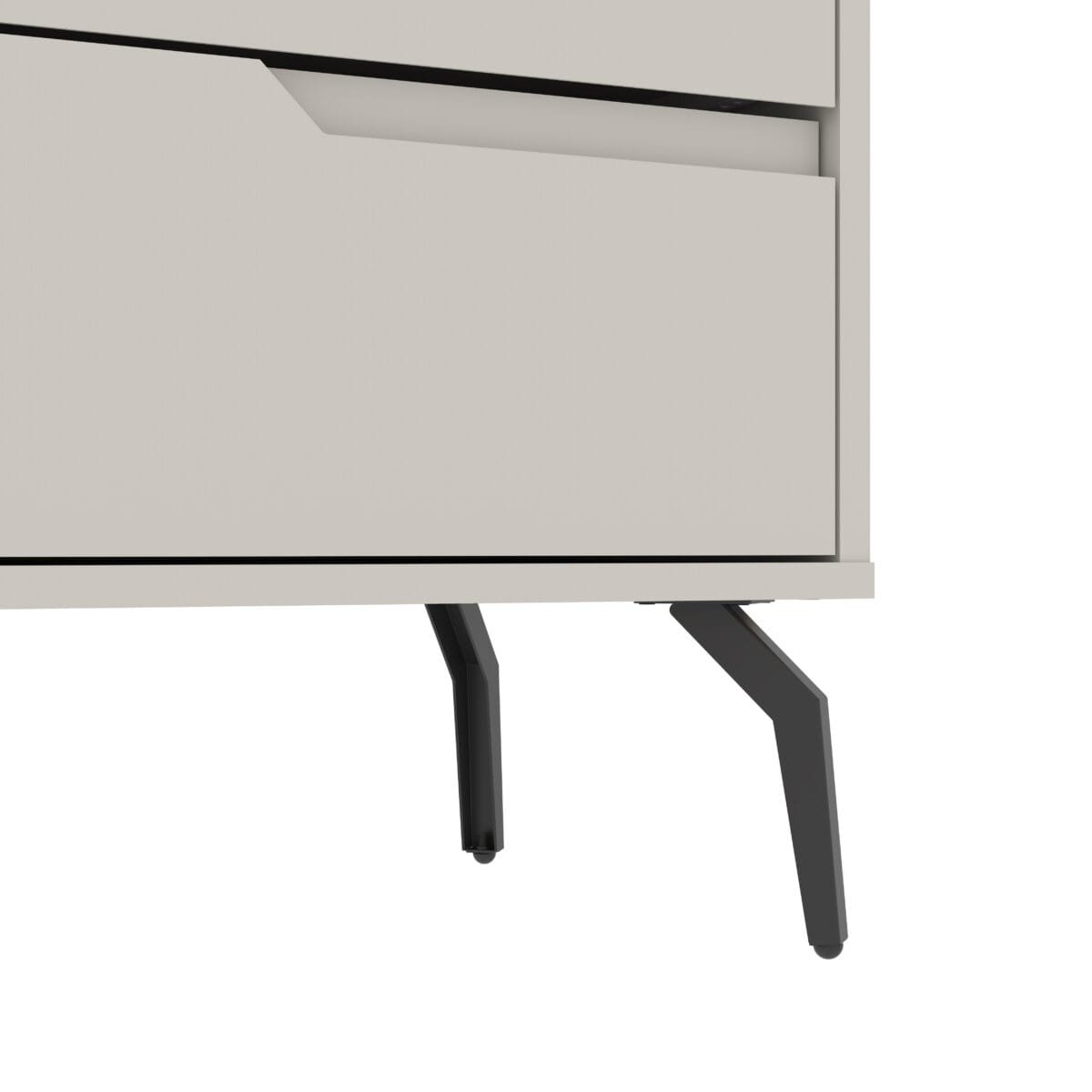 ⁦שידת לילה מעוצבת לצד המיטה בצבע סהרה דגם 3072⁩ – תמונה ⁦6⁩