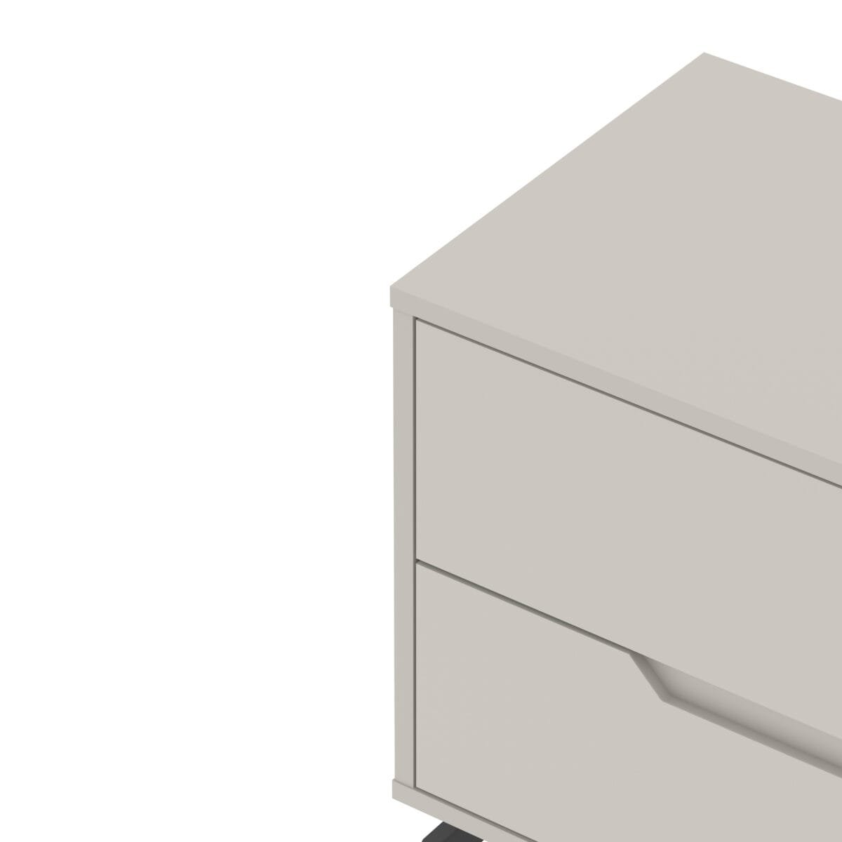 ⁦שידת לילה מעוצבת לצד המיטה בצבע סהרה דגם 3072⁩ – תמונה ⁦7⁩