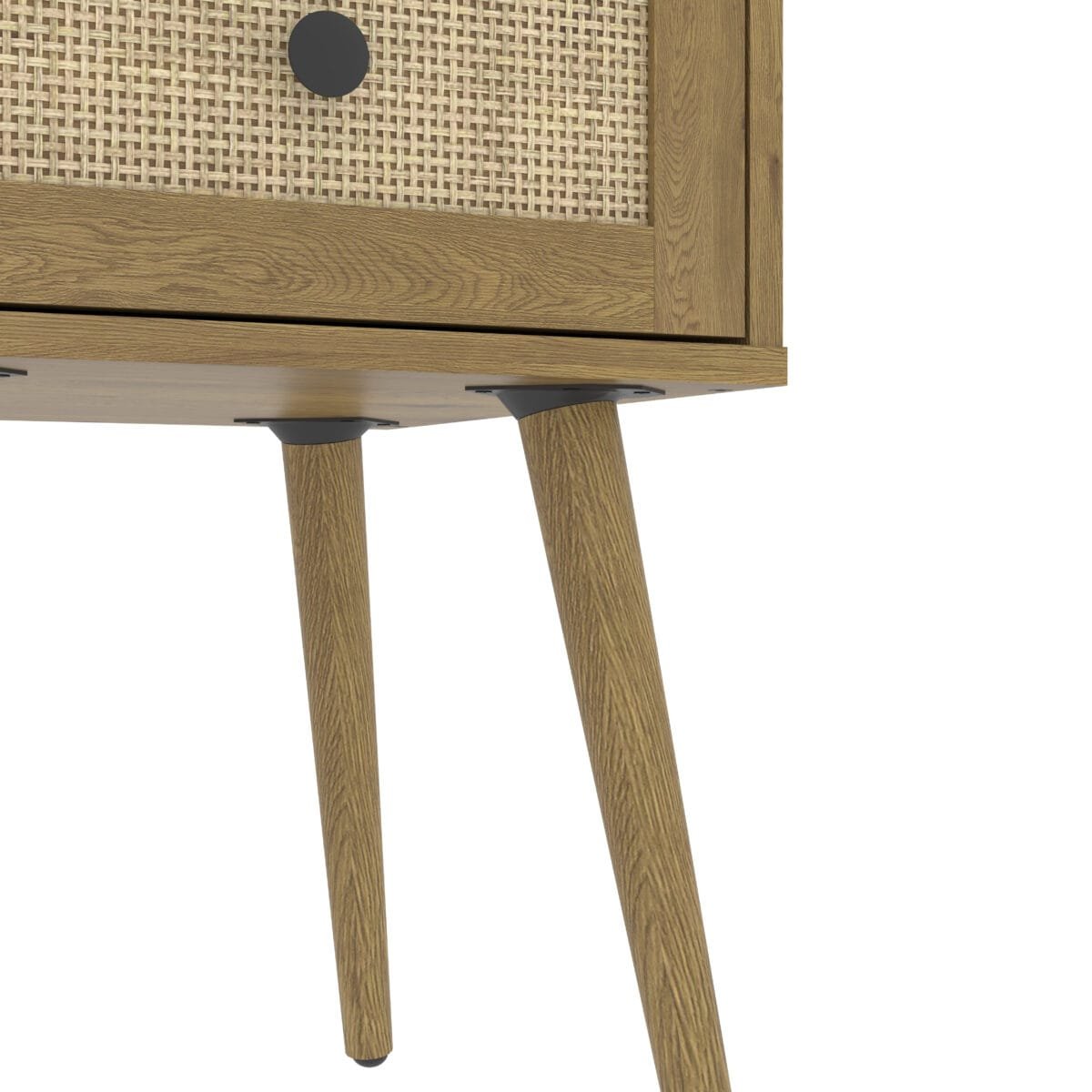 ⁦שידת לילה לצד המיטה בגימור ראטן דגם 3076⁩ – תמונה ⁦6⁩