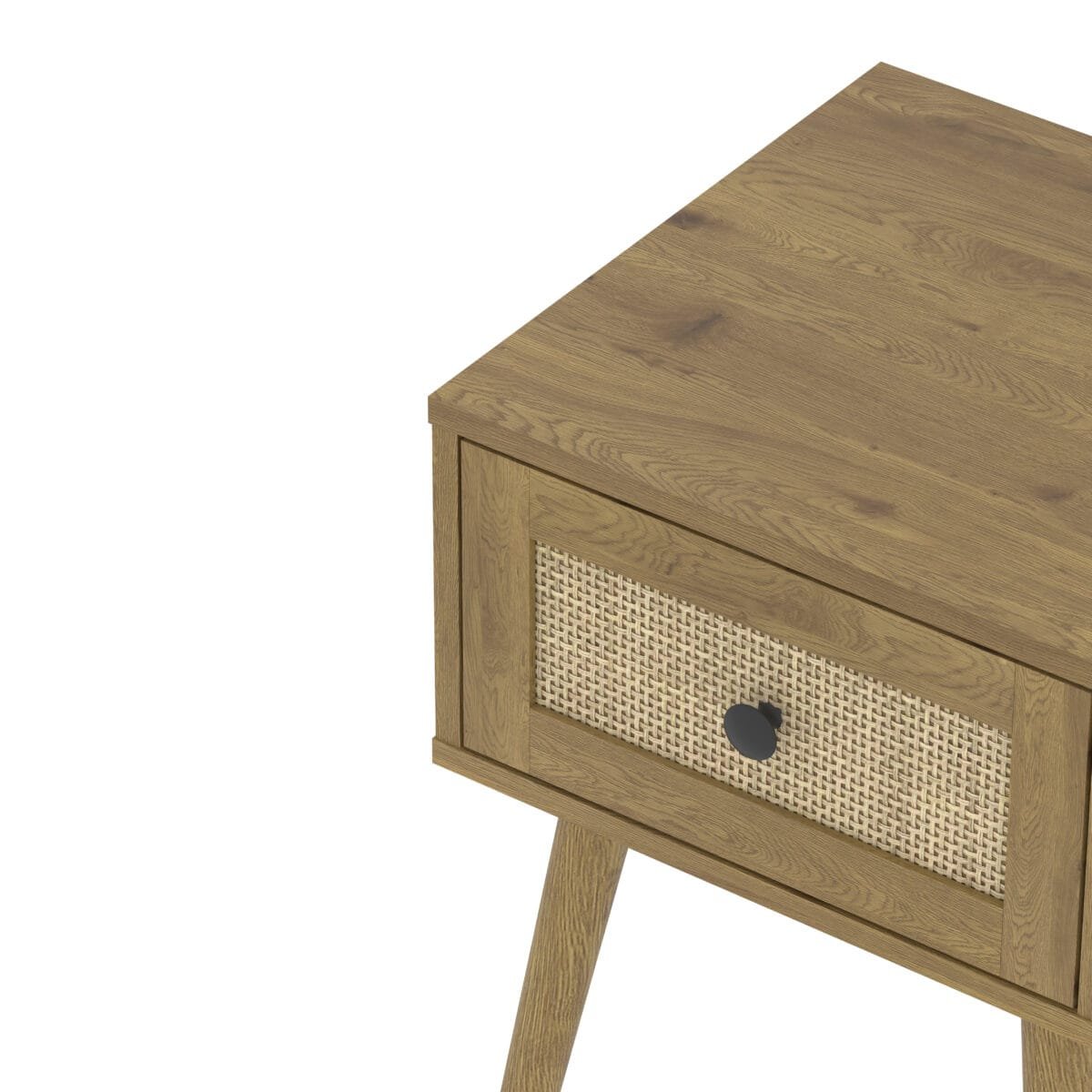 ⁦שידת לילה לצד המיטה בגימור ראטן דגם 3076⁩ – תמונה ⁦7⁩