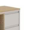 ⁦שידת לילה יוקרתית לצד המיטה בצבע סהרה שילוב אלון דגם 3077⁩ – תמונה ⁦7⁩