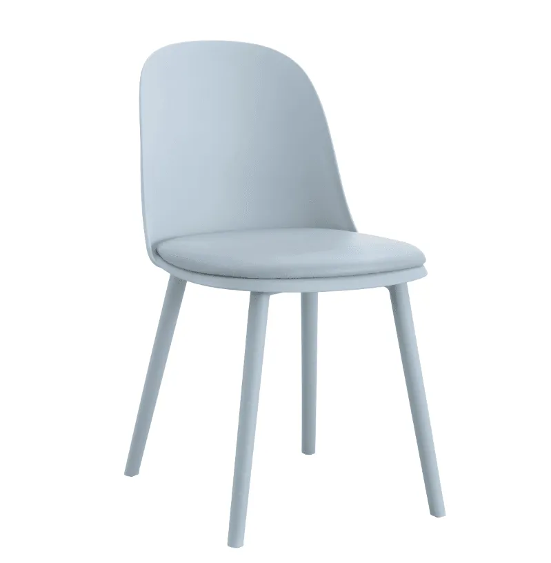 Image_20250419174319 כיסא פלסטיק מרופד לפינת אוכל בצבע אפור דגם 6102 – תמונה 1