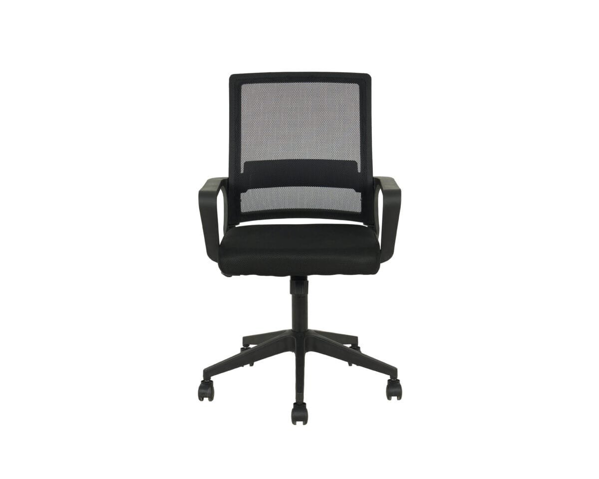 ⁦כיסא מחשב משרדי מתכוונן דגם 7007 בצבע שחור⁩ – תמונה ⁦2⁩