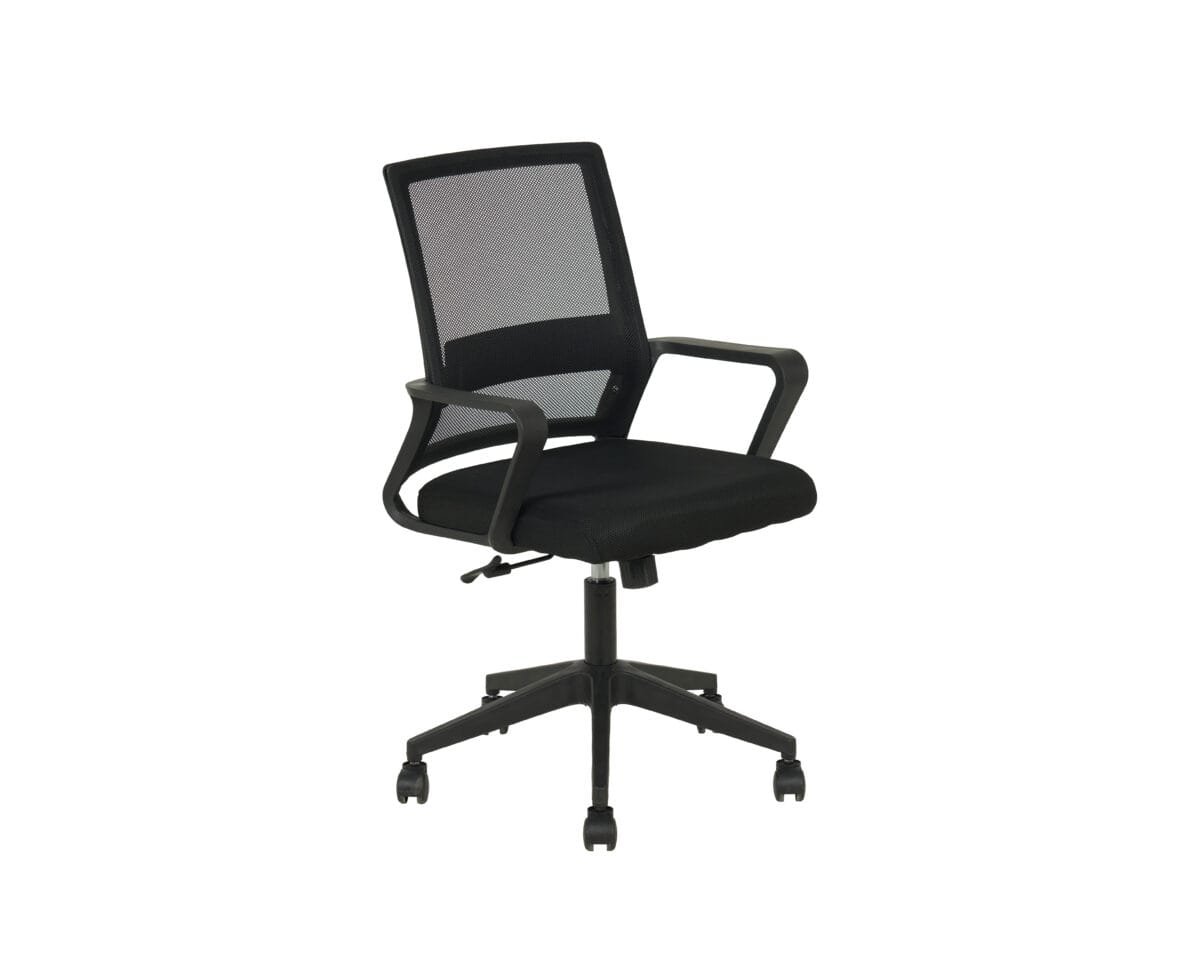 ⁦כיסא מחשב משרדי מתכוונן דגם 7007 בצבע שחור⁩ – תמונה ⁦4⁩