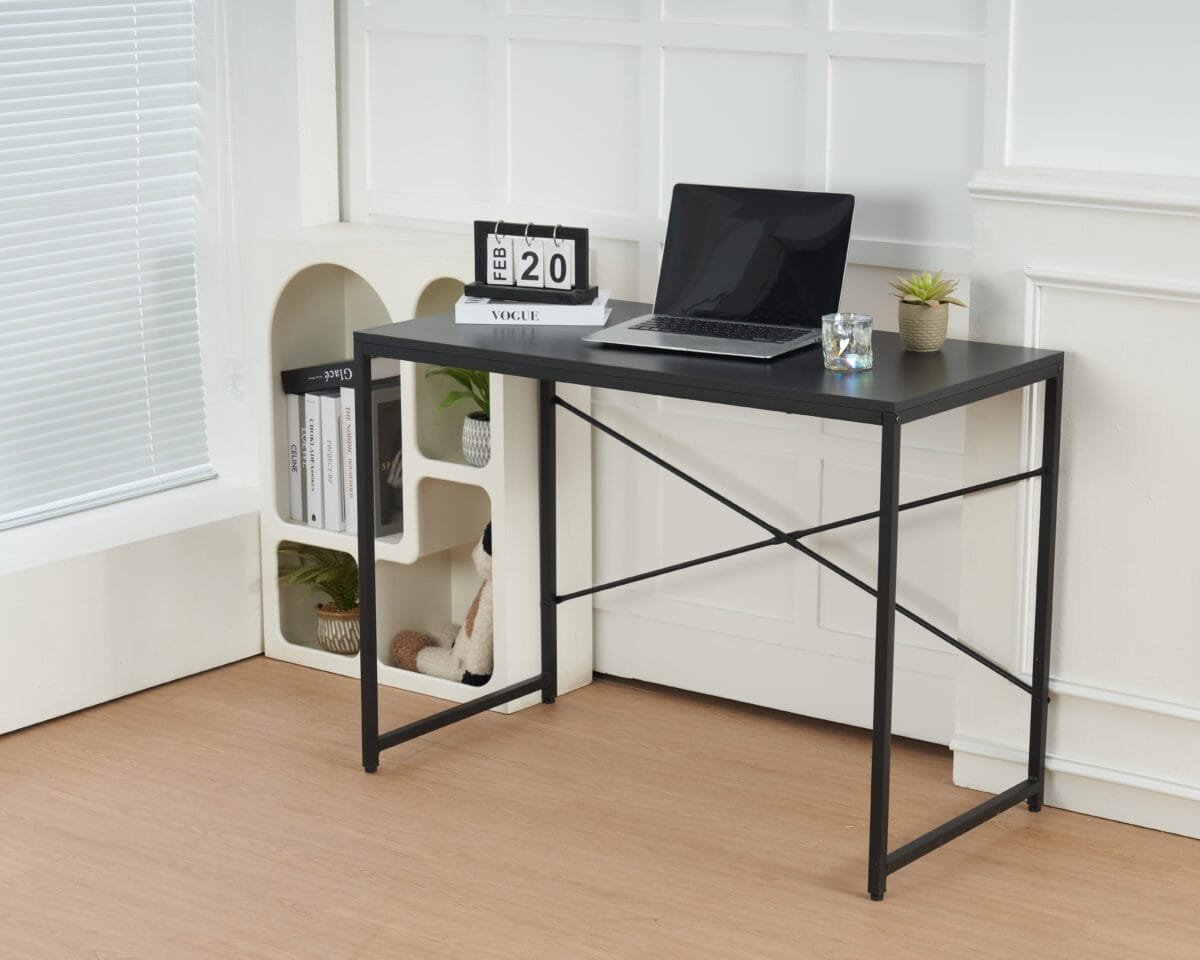 ⁦שולחן כתיבה מעוצב דגם 1202 בצבע שחור⁩ – תמונה ⁦3⁩