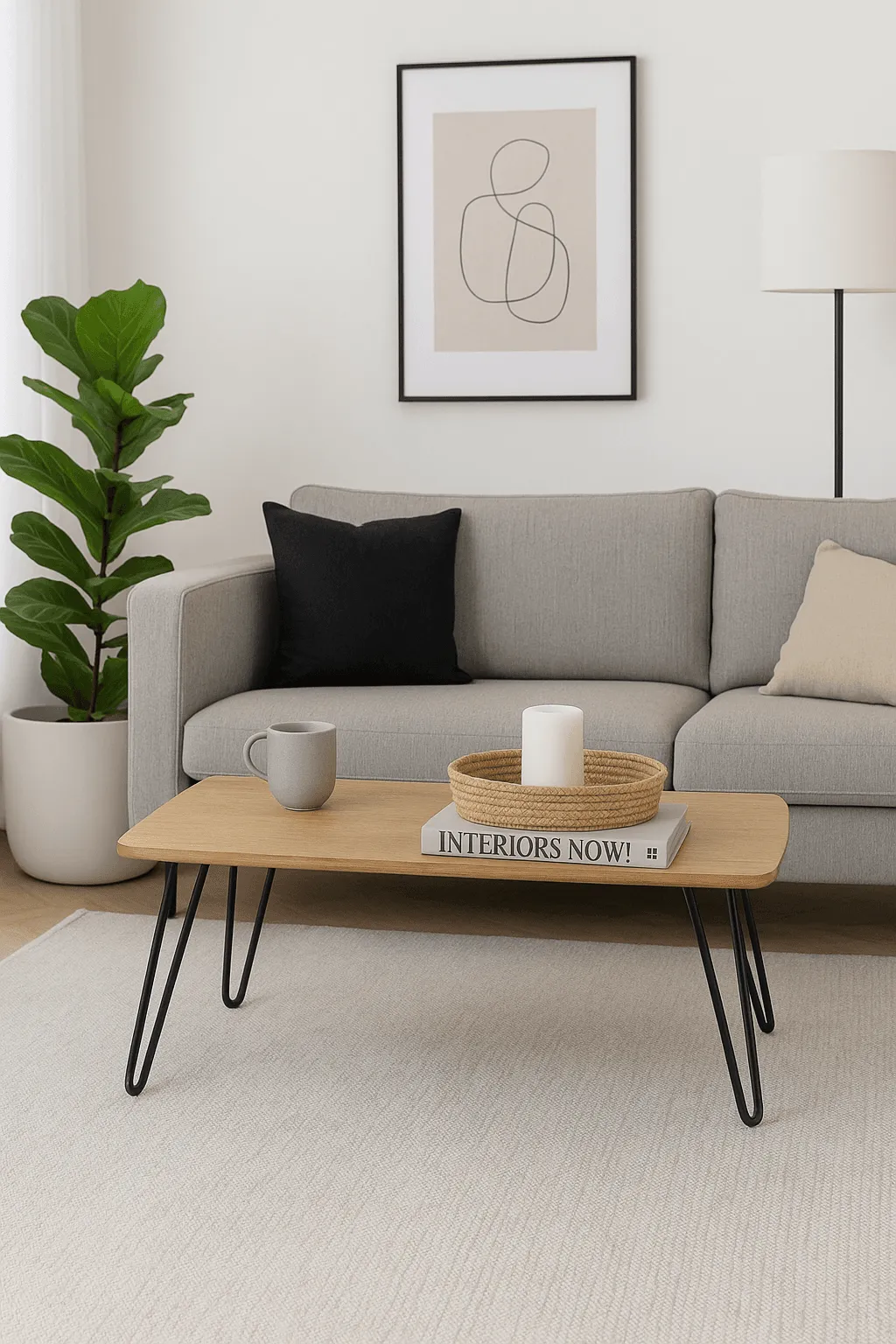 ChatGPT Image Jun 21, 2025, 11_52_18 PM שולחן קפה מלבני לסלון בצבע עץ אלון דגם 5011 – תמונה 1