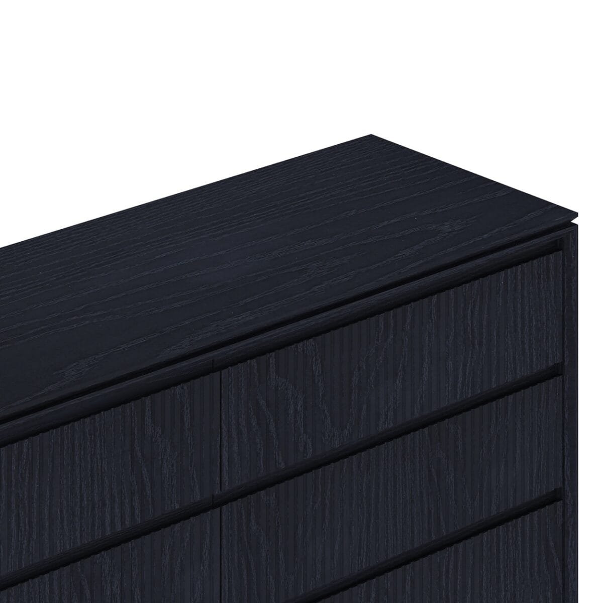 ⁦שידת אחסון 8 מגירות דגם 5052 בצבע שחור⁩ – תמונה ⁦6⁩