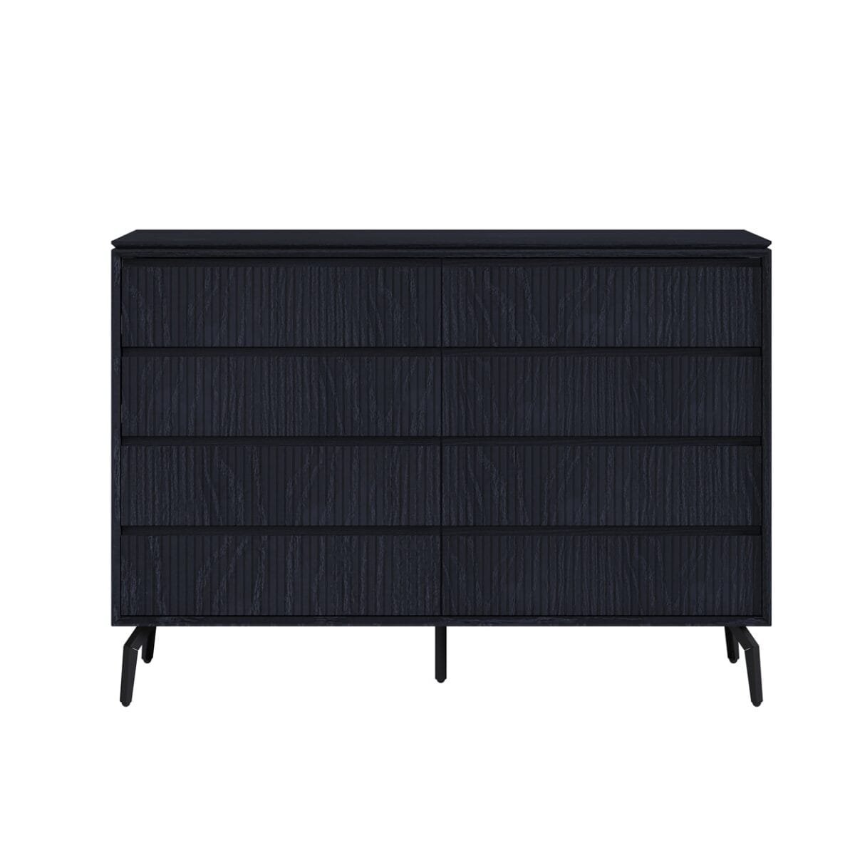 ⁦שידת אחסון 8 מגירות דגם 5052 בצבע שחור⁩ – תמונה ⁦2⁩