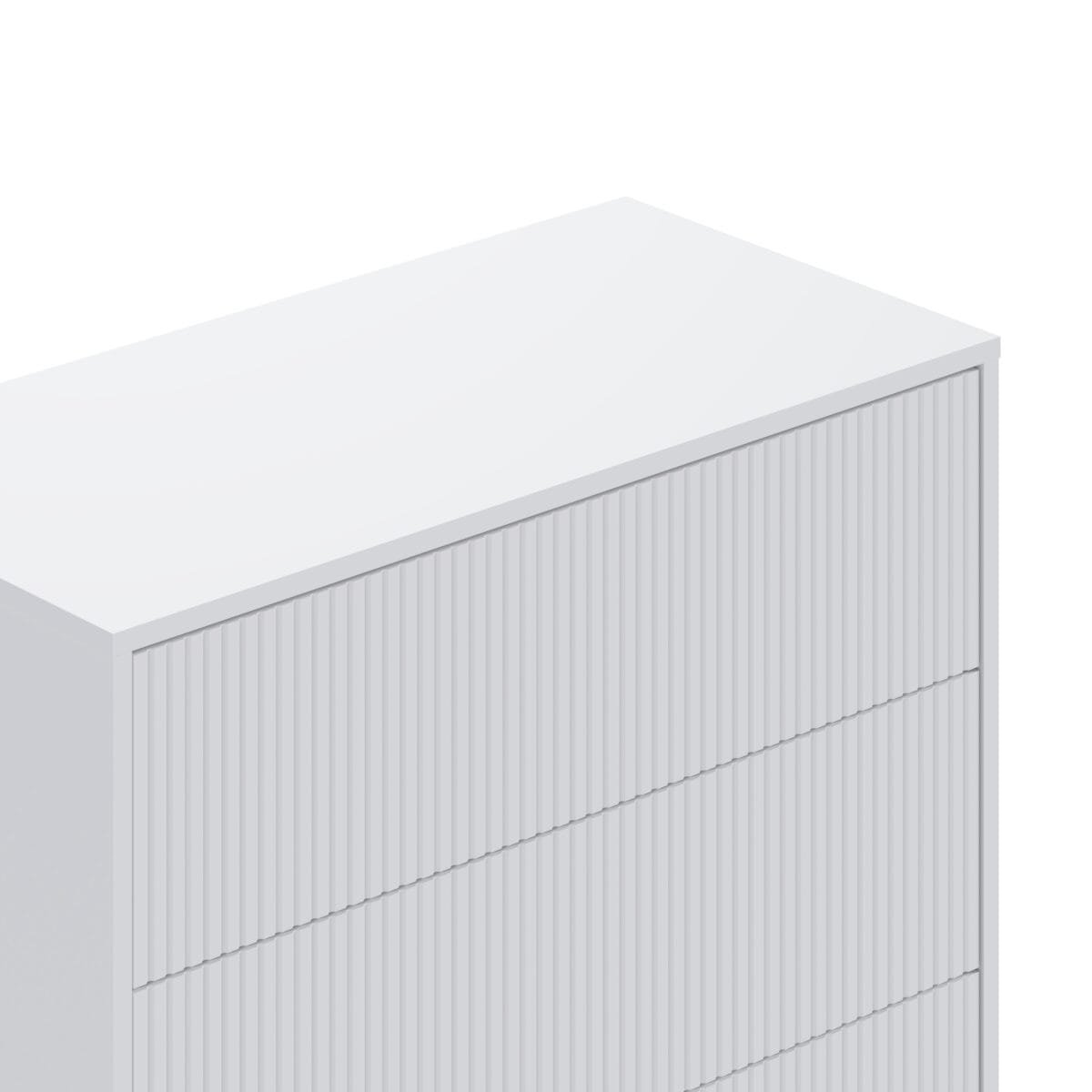 ⁦שידת אחסון 3 מגירות דגם 5050 בצבע לבן⁩ – תמונה ⁦4⁩