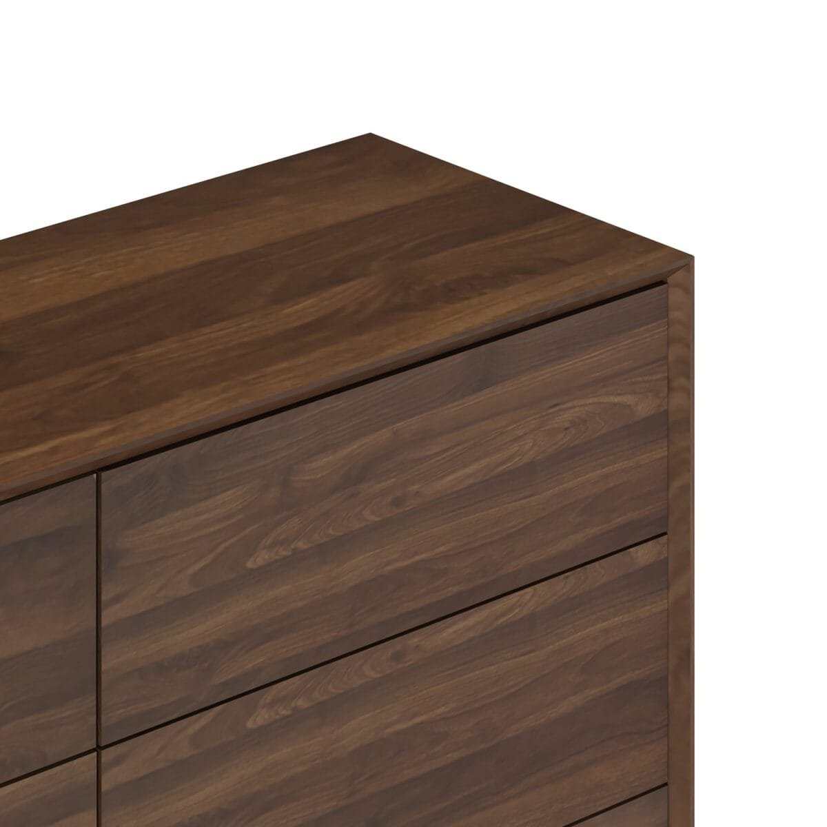 ⁦שידת אחסון 6 מגירות דגם 5051 בצבע אגוז⁩ – תמונה ⁦3⁩