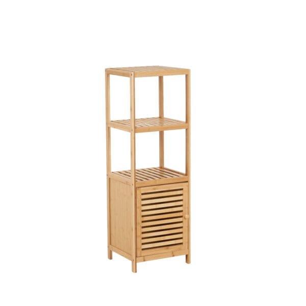 ארון במבוק עם מגירה ו-3 מדפים מתאים לחדר אמבטיה דגם 902