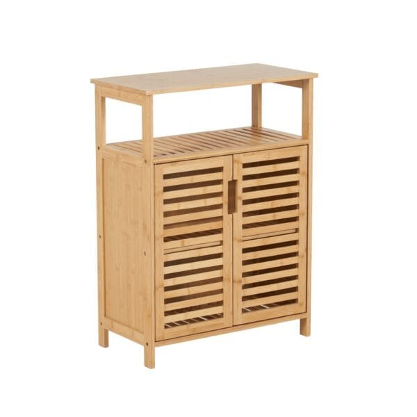 שידת אחסון מבמבוק לכניסה לבית או לחדר רחצה דגם 905