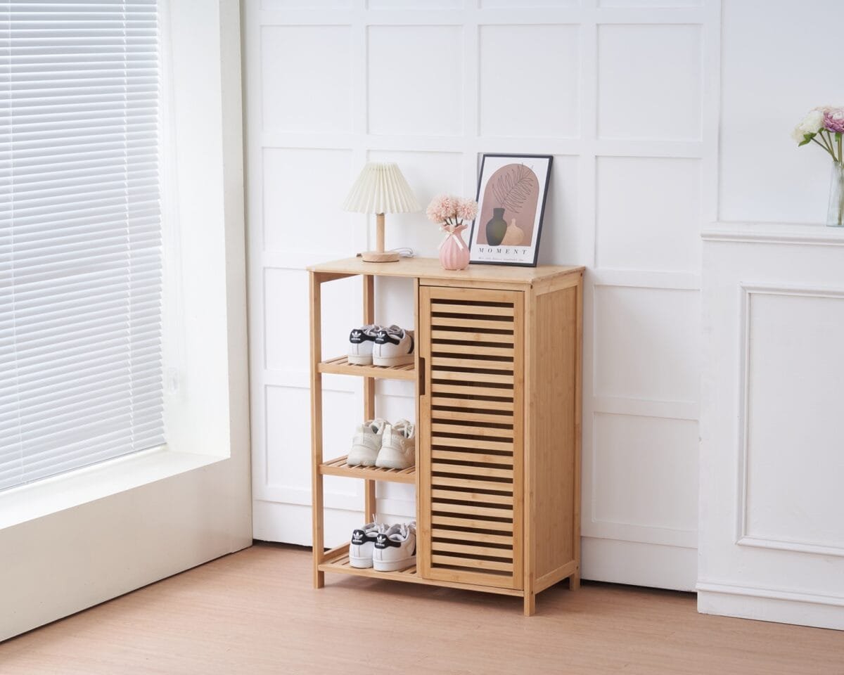 ⁦שידה לאסון רב תכליתי מבמבוק מתאימה לאמבטיה דגם 908⁩ – תמונה ⁦2⁩