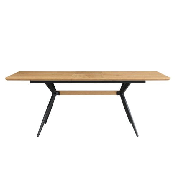 שולחן פינת אוכל מלבני נפתח דגם 807 בצבע עץ אלון