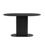 שולחן פינת אוכל אובלי דגם 811 בצבע שחור