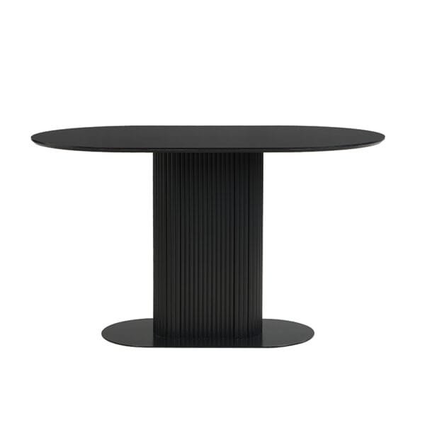 שולחן פינת אוכל אובלי דגם 811 בצבע שחור