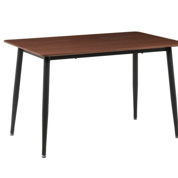 שולחן פינת אוכל מלבני דגם 801  בצבע עץ אגוז