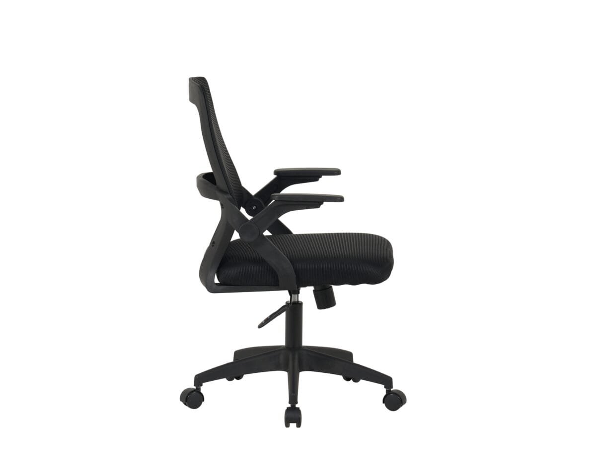 ⁦כיסא מחשב משרדי עם ידיות מתכווננות דגם 7014 בצבע שחור⁩ – תמונה ⁦2⁩