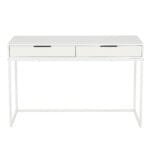 שולחן כתיבה עם 2 מגירות דגם 1207 בצבע לבן מבית Step Up