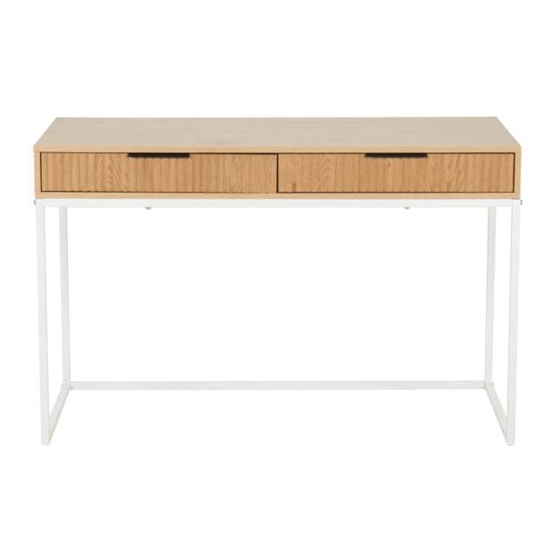 שולחן כתיבה עם 2 מגירות דגם 1207 בצבע עץ מבית Step Up