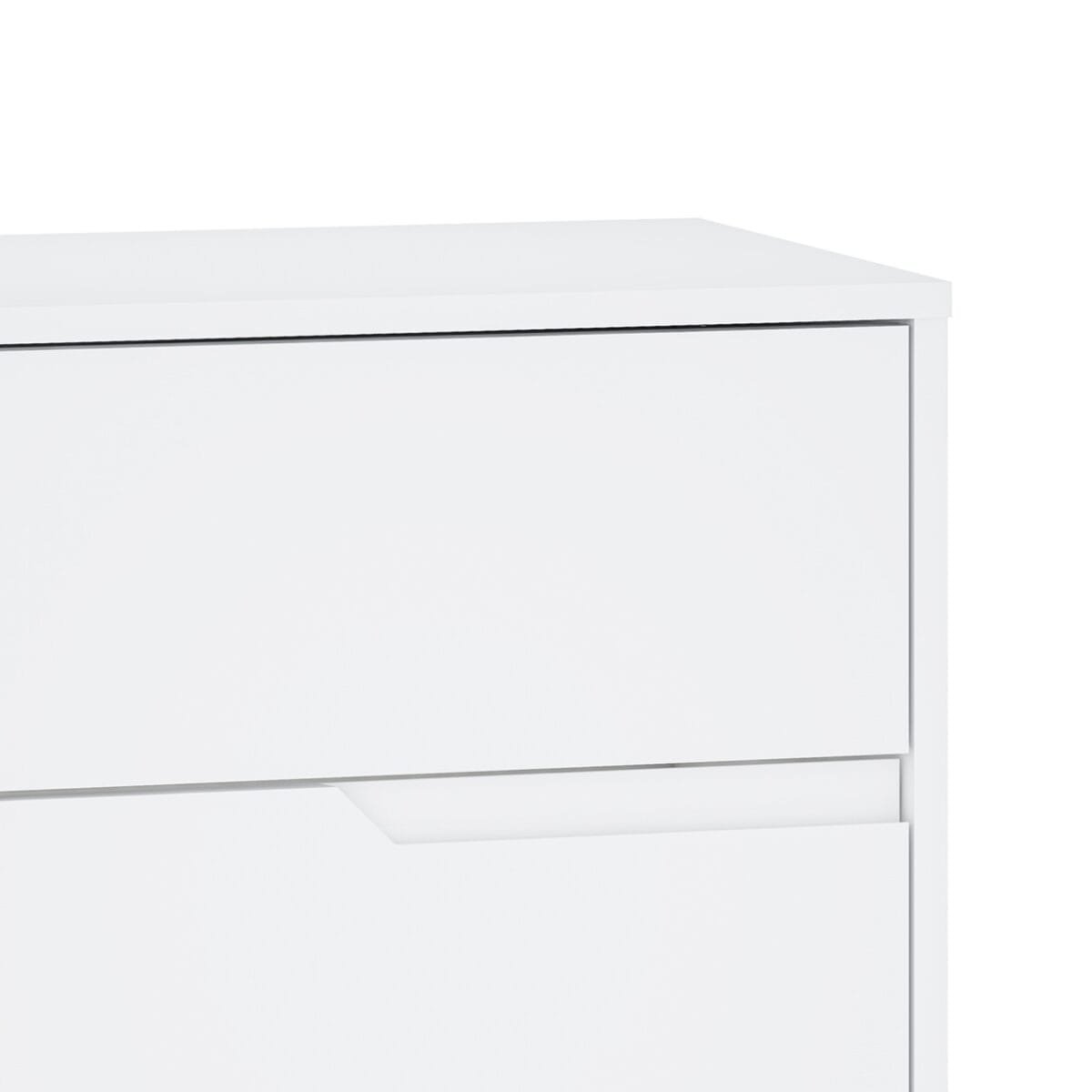 ⁦שידת לילה מעוצבת לצד המיטה בצבע לבן דגם 3072⁩ – תמונה ⁦7⁩