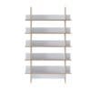 ⁦יחידת מדפים מעוצבת בצבע לבן דגם 201 מבית Step Up⁩ – תמונה ⁦3⁩