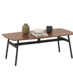 שולחן קפה מלבני לסלון דגם 5014 בצבע עץ אגוז