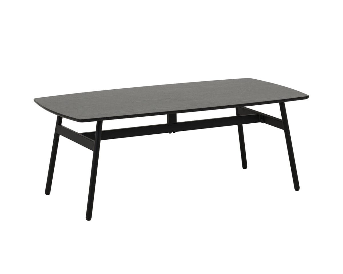 ⁦שולחן קפה מלבני לסלון דגם 5014 בצבע עץ שחור⁩ – תמונה ⁦2⁩