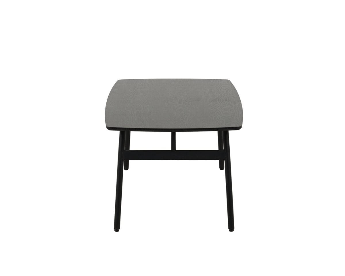 ⁦שולחן קפה מלבני לסלון דגם 5014 בצבע עץ שחור⁩ – תמונה ⁦4⁩