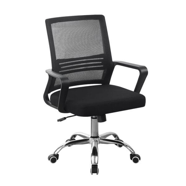 כיסא מחשב משרדי מתכוונן דגם 7016 מבית Step Up צבע שחור