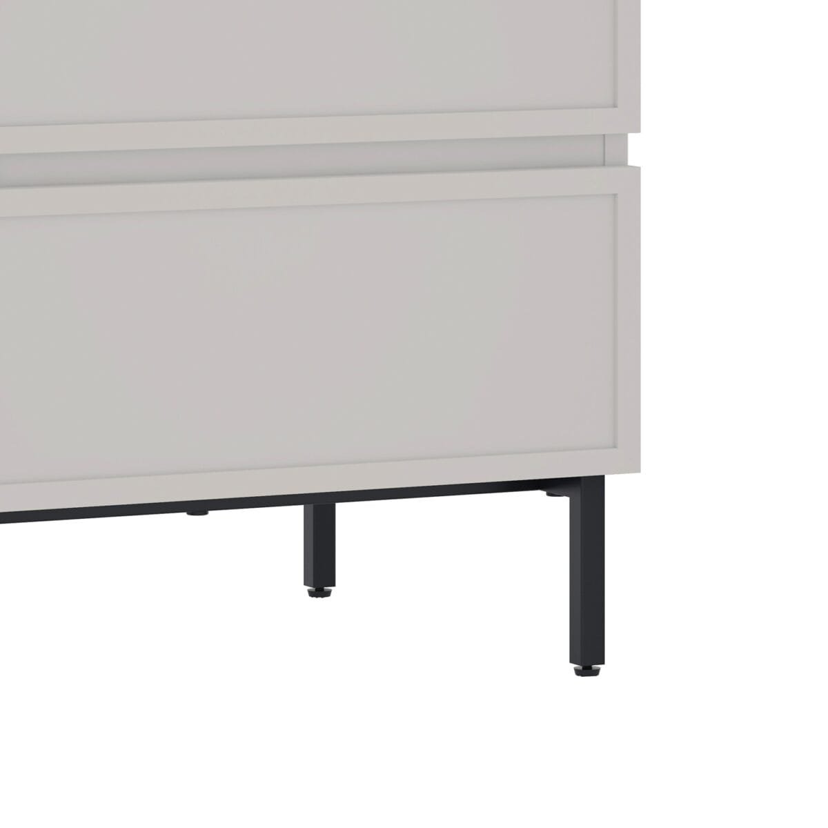 ⁦שידת לילה מעוצבת לצד המיטה בצבע סהרה שילוב מגירות אגוז דגם 3288⁩ – תמונה ⁦10⁩