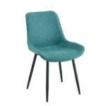 כיסא מרופד לפינת אוכל דגם 6159 בצבע טורקיז