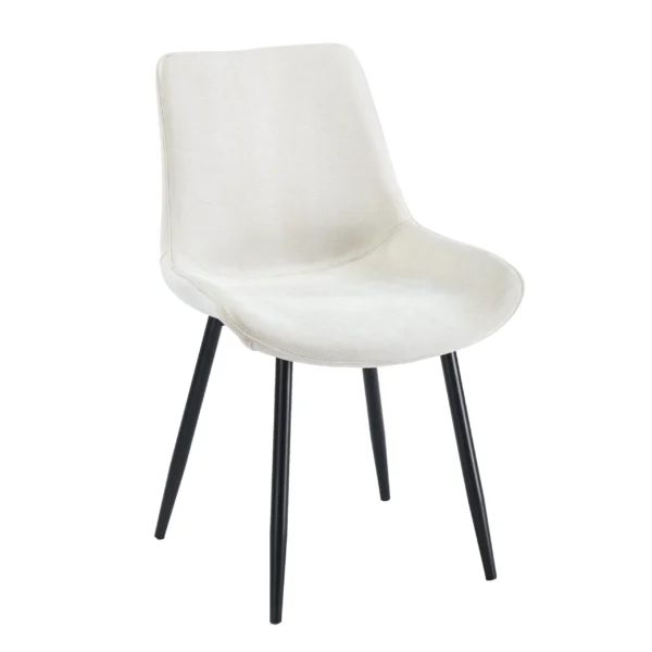 כיסא מרופד לפינת אוכל דגם 6159 בצבע קרם