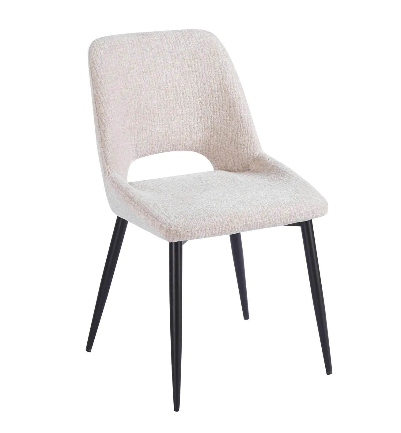 6060 (3) כיסא מרופד לפינת אוכל דגם 6160 בצבע אבן – תמונה 1