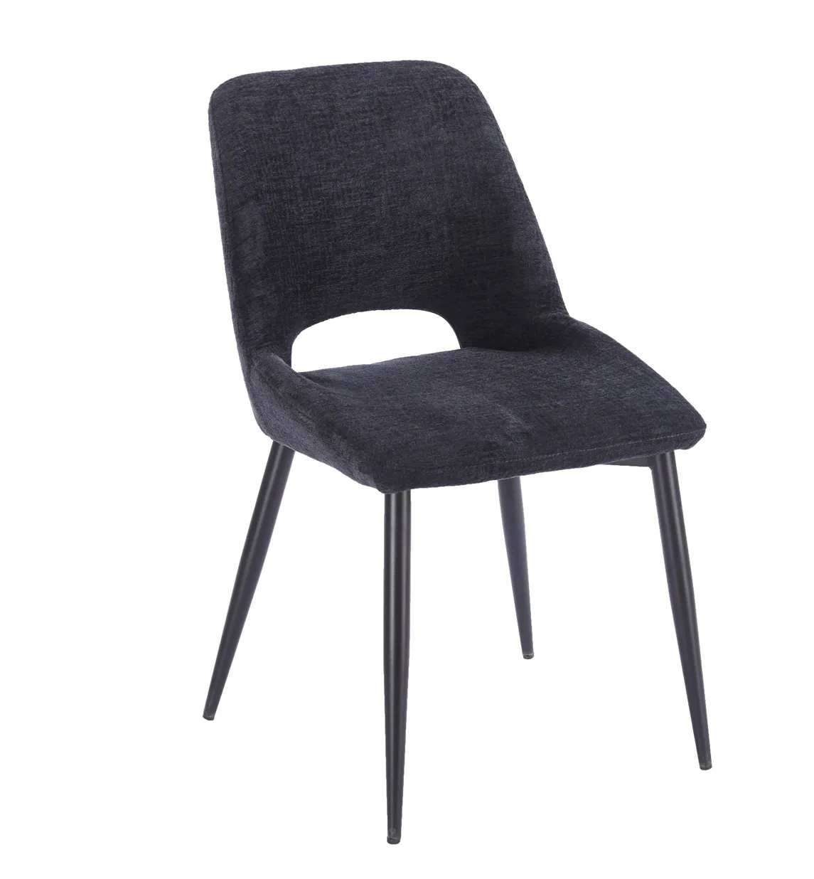 6060 (9) כיסא מרופד לפינת אוכל דגם 6160 בצבע אפור כהה – תמונה 1